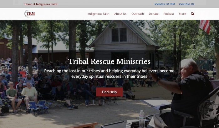 Tribal Rescue Ministries Website Design